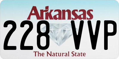 AR license plate 228VVP