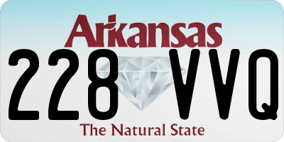 AR license plate 228VVQ
