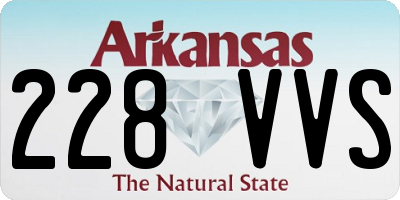 AR license plate 228VVS