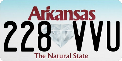 AR license plate 228VVU