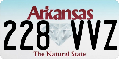 AR license plate 228VVZ