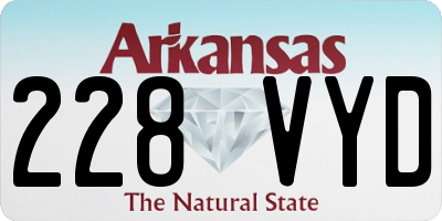 AR license plate 228VYD