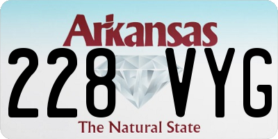 AR license plate 228VYG