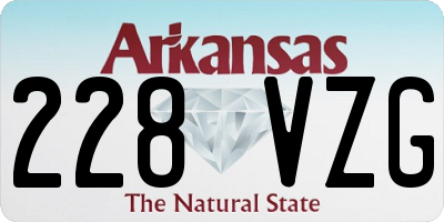 AR license plate 228VZG
