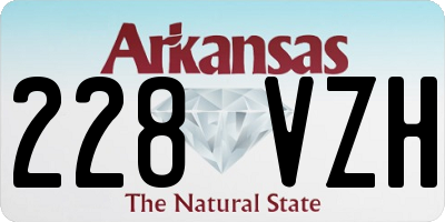 AR license plate 228VZH