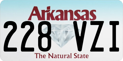 AR license plate 228VZI
