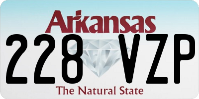 AR license plate 228VZP