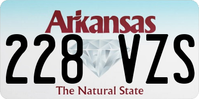 AR license plate 228VZS