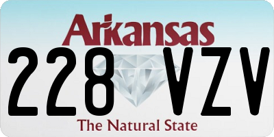 AR license plate 228VZV