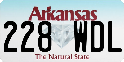 AR license plate 228WDL