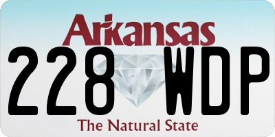 AR license plate 228WDP