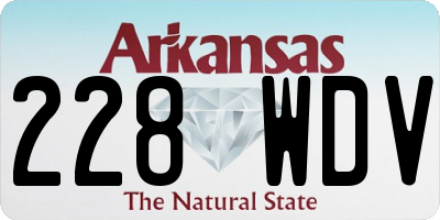 AR license plate 228WDV