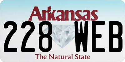 AR license plate 228WEB
