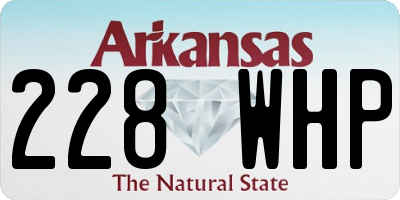 AR license plate 228WHP