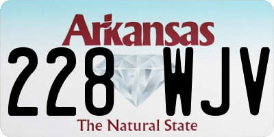 AR license plate 228WJV