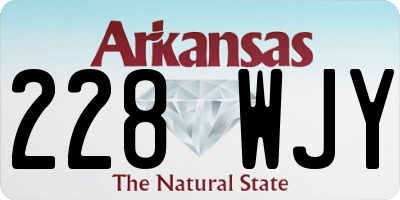 AR license plate 228WJY