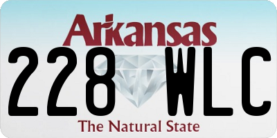 AR license plate 228WLC