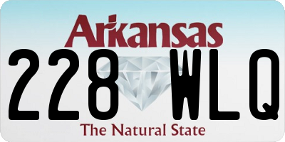 AR license plate 228WLQ