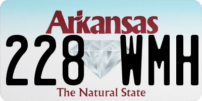 AR license plate 228WMH