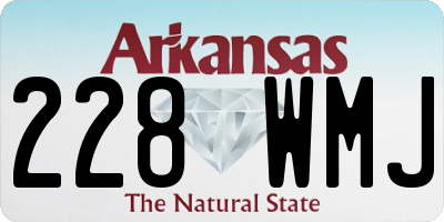 AR license plate 228WMJ