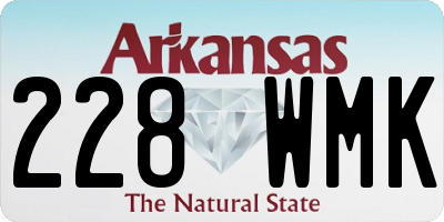 AR license plate 228WMK