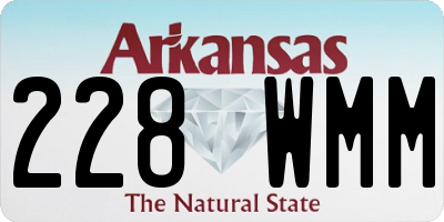AR license plate 228WMM