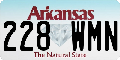AR license plate 228WMN