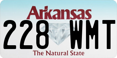 AR license plate 228WMT