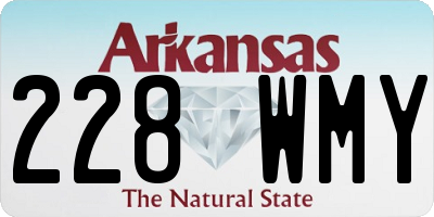 AR license plate 228WMY