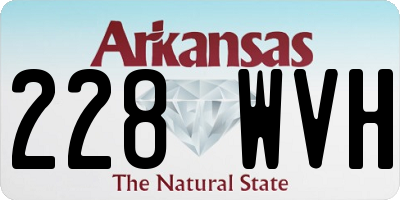 AR license plate 228WVH