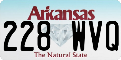 AR license plate 228WVQ