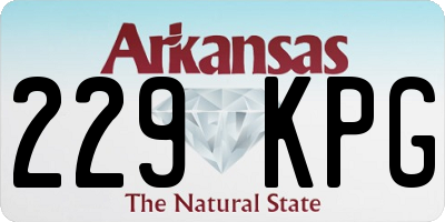 AR license plate 229KPG