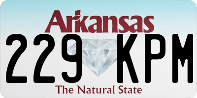 AR license plate 229KPM