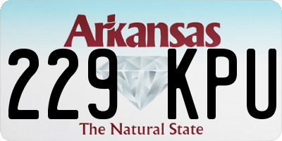 AR license plate 229KPU