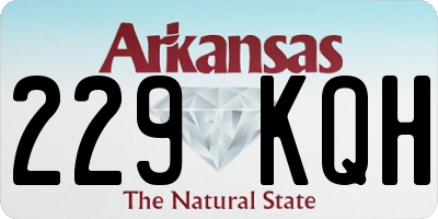 AR license plate 229KQH