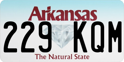AR license plate 229KQM
