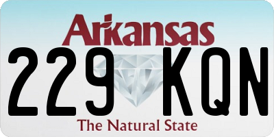 AR license plate 229KQN