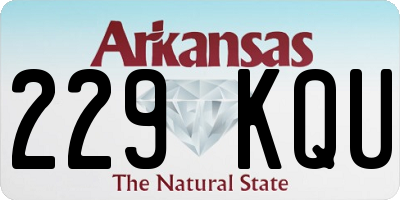 AR license plate 229KQU