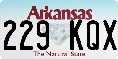 AR license plate 229KQX
