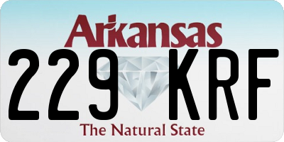 AR license plate 229KRF