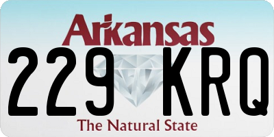AR license plate 229KRQ