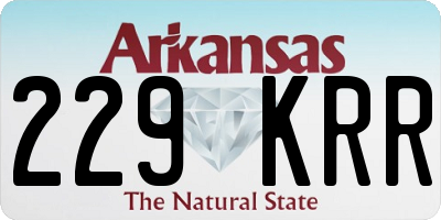 AR license plate 229KRR