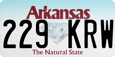 AR license plate 229KRW