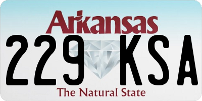 AR license plate 229KSA