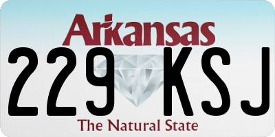 AR license plate 229KSJ