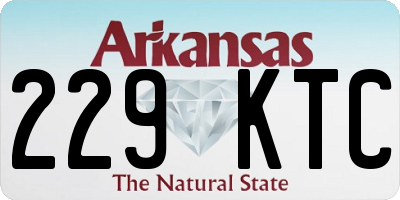 AR license plate 229KTC