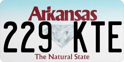 AR license plate 229KTE