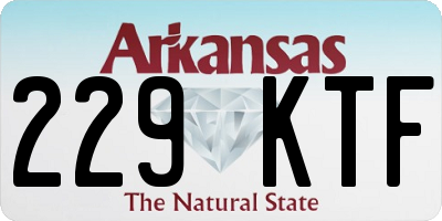 AR license plate 229KTF
