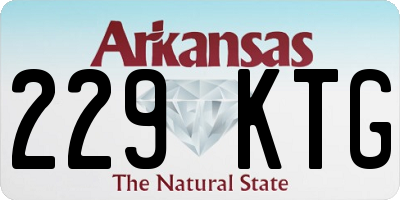 AR license plate 229KTG