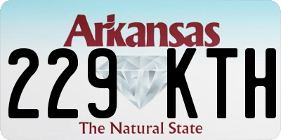 AR license plate 229KTH